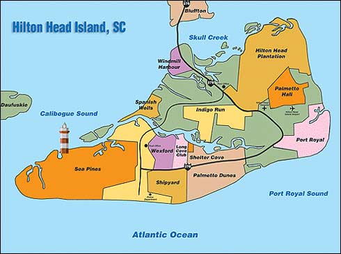 Hilton Head Island Map